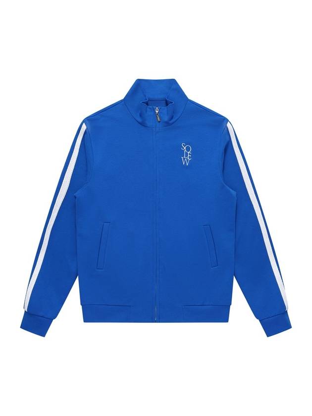 Logo Point Track Zip-up Jacket Royal Blue - SOLEW - BALAAN 1