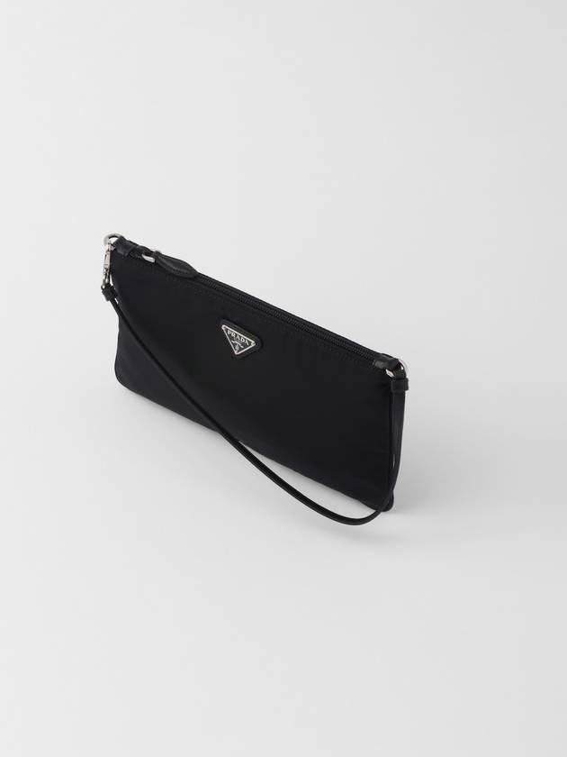 Re-Nylon Trim Mini Shoulder Bag Black - PRADA - BALAAN 4