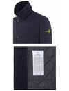 David TC Logo Patch Jacket Navy - STONE ISLAND - BALAAN 6