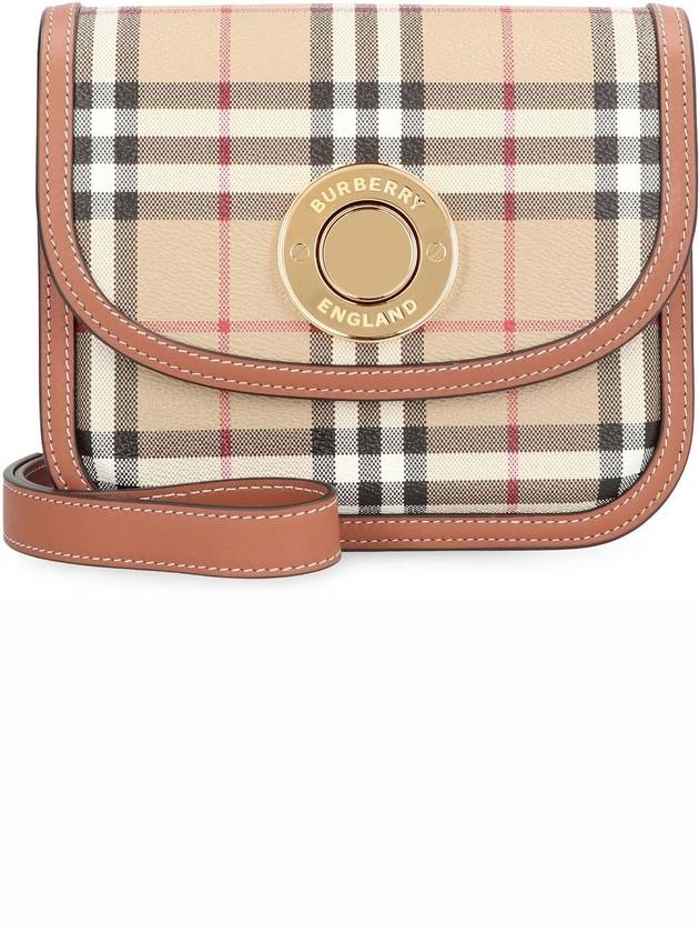 Elizabeth Check Pattern Small Cross Bag Beige - BURBERRY - BALAAN 3