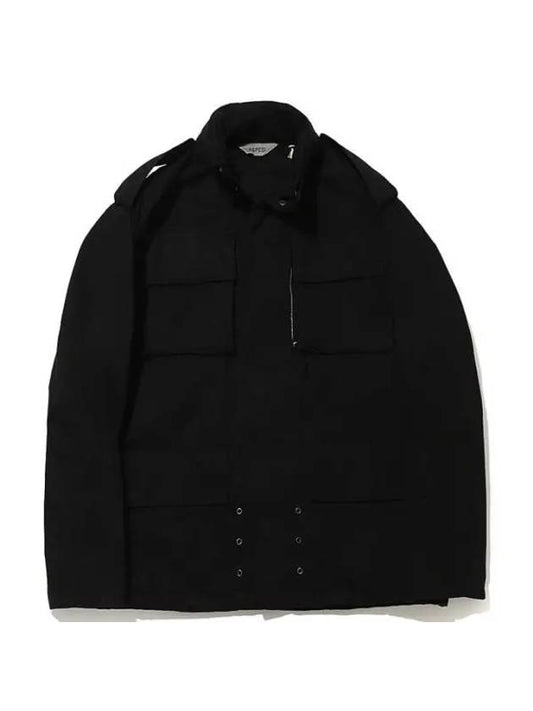 Big Pocket Jacket Black - ASPESI - BALAAN 1