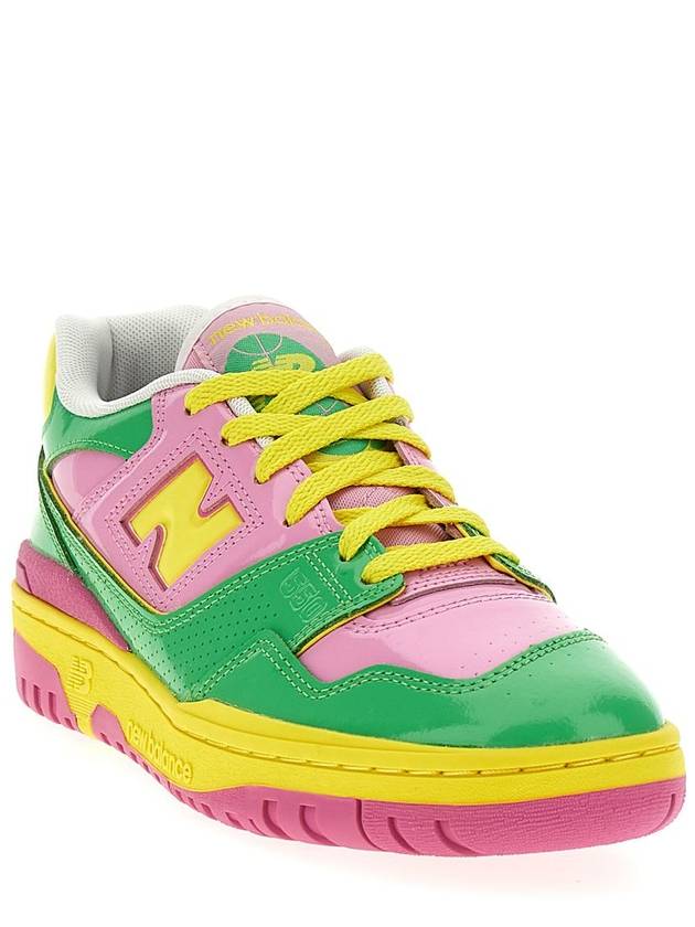 550 Y2K Low Top Sneakers Pink Palm Leaf - NEW BALANCE - BALAAN 3