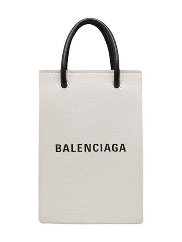 Women s 593826 Lettering Logo Phone Holder Cross Bag - BALENCIAGA - BALAAN 1