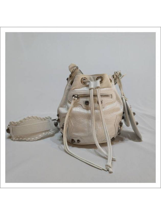 Le Cagole Bucket Bag White - BALENCIAGA - BALAAN 2