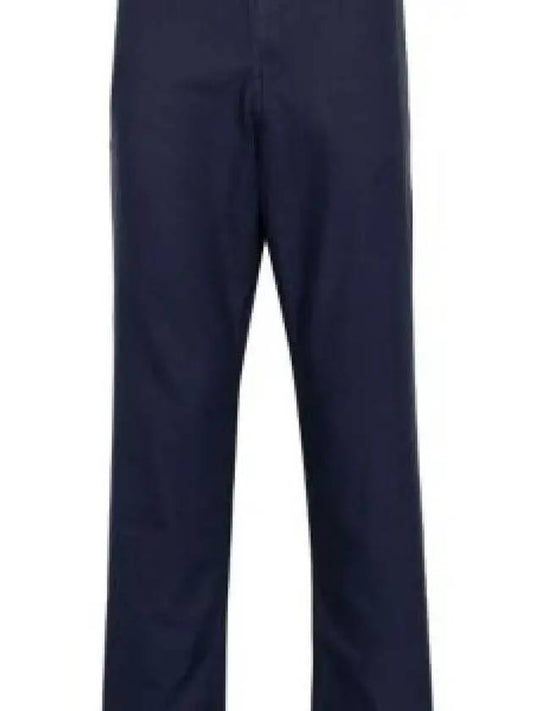 Drawstring Cotton Straight Pants Navy - POLO RALPH LAUREN - BALAAN 2