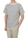 Boatman Petroleum Short Sleeve Knit Top Ivory - ANDERSEN-ANDERSEN - BALAAN 6