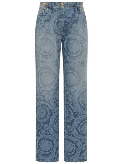 Denim Straight Pants 10115191A100291D030 BLUE - VERSACE - BALAAN 2