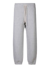 Autry Logo Cotton Track Pants Grey - AUTRY - BALAAN 1