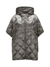 TREMAN Hood Padding Cape Gray 2429736045 089 - MAX MARA - BALAAN 2