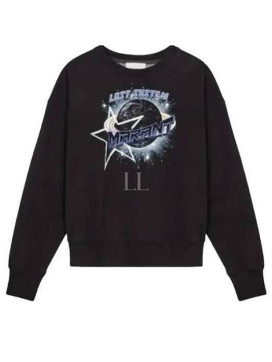 Mobily Lost System Sweatshirt Faded Black - ISABEL MARANT - BALAAN 2