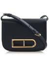 Lingot Small Olen Calf Leather Cross Bag Black - DELVAUX - BALAAN 2