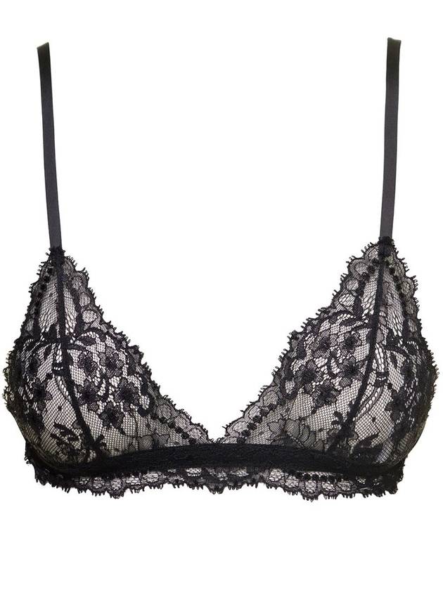 Women's Lace Bra Black - DOLCE&GABBANA - BALAAN 2