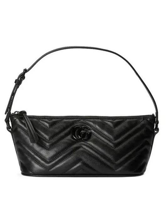 GG Marmont Quilted Shoulder Bag Black - GUCCI - BALAAN 1