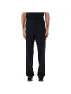 Wool Straight Pants Black - AMI - BALAAN 2