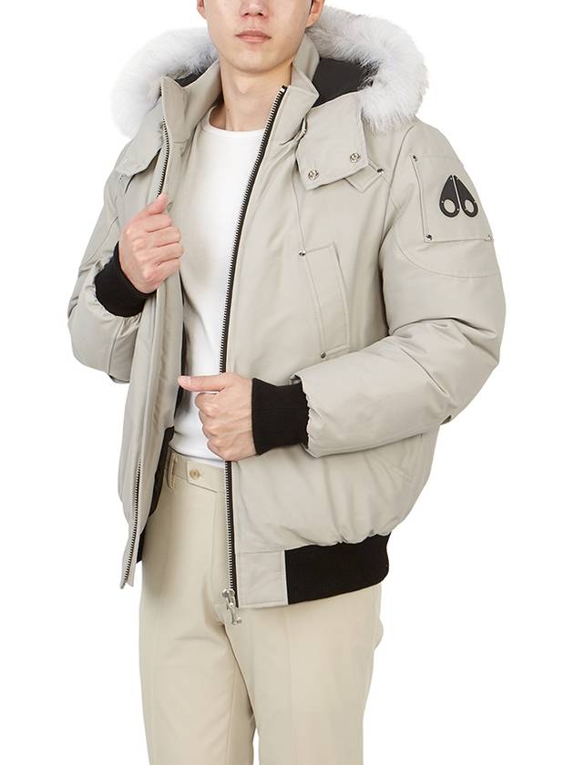 Ballistic Hooded Down Bomber Padding Grey - MOOSE KNUCKLES - BALAAN 9