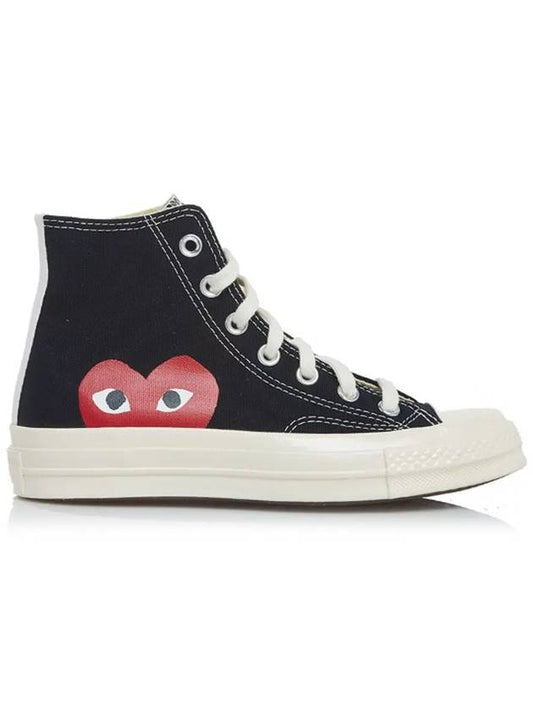 Chuck Taylor High Top Sneakers P1 K112 1 Black - COMME DES GARCONS - BALAAN 2