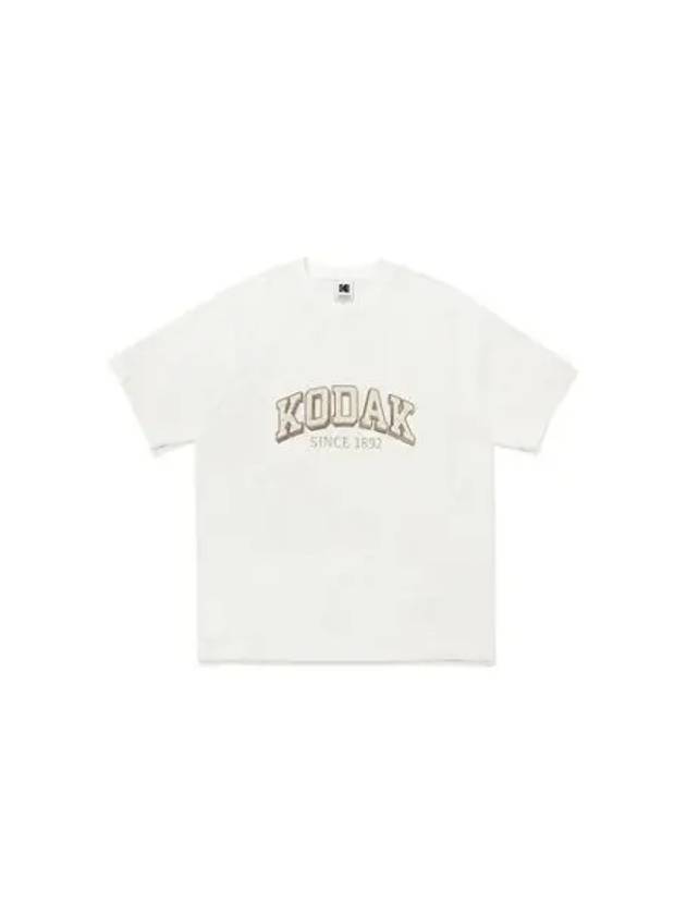 KODAK Apparel Ovik Author Worthing Woven Short Sleeve T Shirt IVORY - KODO - BALAAN 1