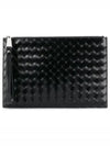 Intrecciato Medium Clutch Bag Black - BOTTEGA VENETA - BALAAN 2