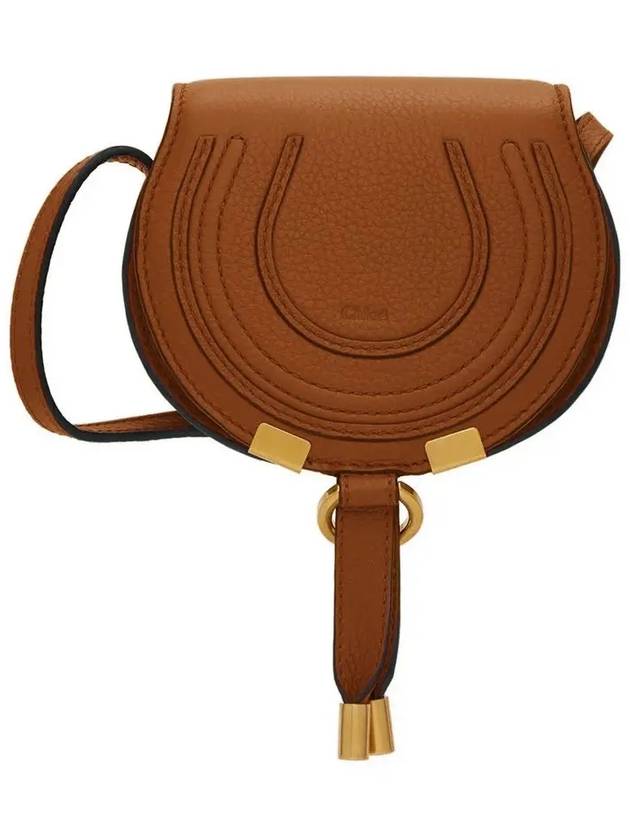 Marcie Nano Saddle Shoulder Bag Brown - CHLOE - BALAAN 3