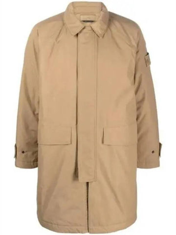 Ghost Piece O-Ventile Primaloft Insulation Trench Coat Beige - STONE ISLAND - BALAAN 1