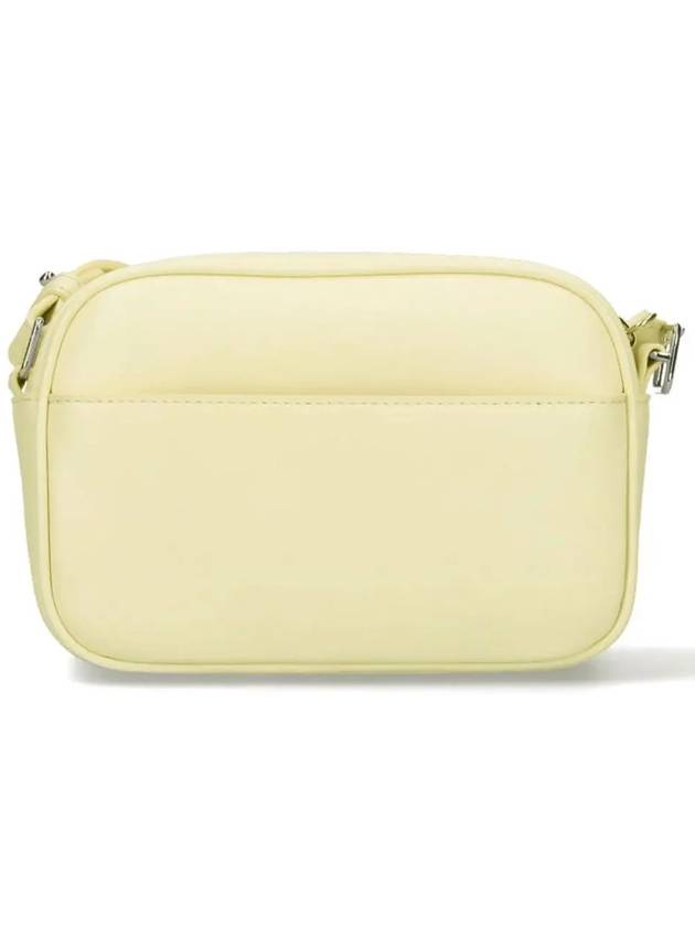 Reedition Camera Leather Cross Bag Pastel Yellow - COURREGES - BALAAN 4