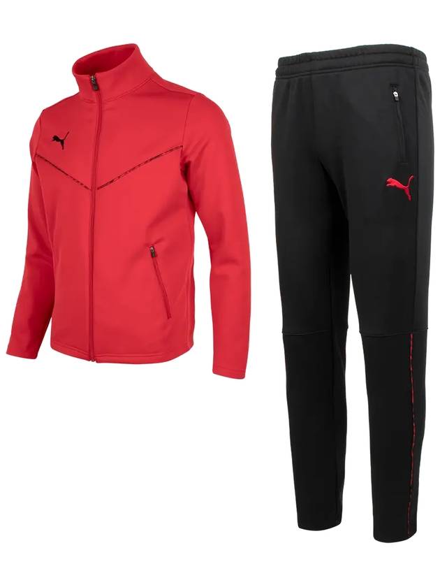 KK Individualize full zip up brushed set 93351403 Red R - PUMA - BALAAN 4