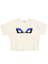 Monster Neoprene Short Sleeve Sweatshirt - FENDI - BALAAN 6