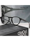 Eyewear Oval Eyeglasses Black - MONCLER - BALAAN 3