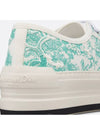 Walk NDior Toile De Jouy Sauvage Motif Platform Low Top Sneakers Aquamarina - DIOR - BALAAN 8