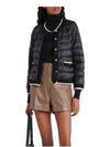 Jackie Quilted Down Jacket Black - MAX MARA - BALAAN 5