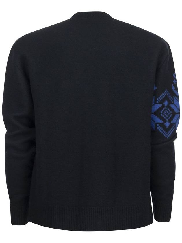 Men's Flower Knit Top Blue - ETRO - BALAAN 3