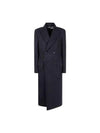 Houndstooth pattern wool double coat JN C020 BLACK - JUNYA WATANABE - BALAAN 1