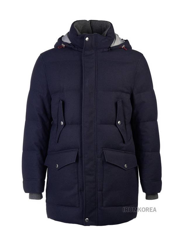 Men's Down Padded Jacket Navy - BRUNELLO CUCINELLI - BALAAN 2