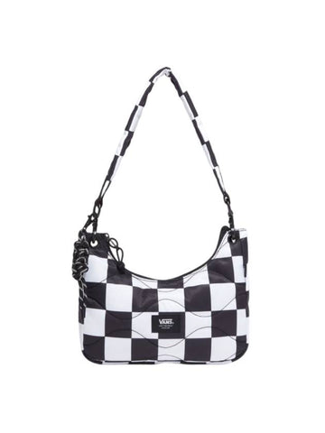 Quilted Checkerboard Shoulder Bag Black White - VANS - BALAAN 1