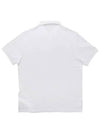 Pique Stretch Cotton Short Sleeve Polo Shirt White - STONE ISLAND - BALAAN 3