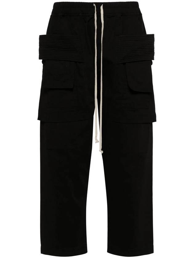 Rick Owens Drkshdw Creatch Cargo Cropped Drawstring Pants - RICK OWENS - BALAAN 1