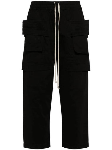 Rick Owens Drkshdw Creatch Cargo Cropped Drawstring Pants - RICK OWENS - BALAAN 1