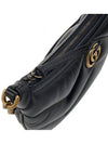 Marmont Small Leather Shoulder Bag Black - GUCCI - BALAAN 9