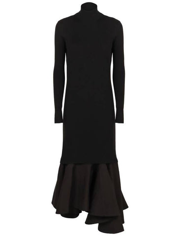 Bottega Veneta Knitted Turtleneck Dress - BOTTEGA VENETA - BALAAN 1