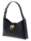 Trifolio Shoulder Bag Black - SALVATORE FERRAGAMO - BALAAN 3