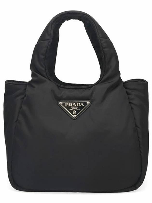 Small Padded Re-Nylon Tote Bag Nero - PRADA - BALAAN 2