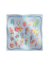 Funny Ice Cream 70 Scarf Blue - HERMES - BALAAN 1