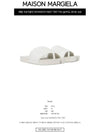 Embossed Logo Tabi Slippers White - MAISON MARGIELA - BALAAN 3