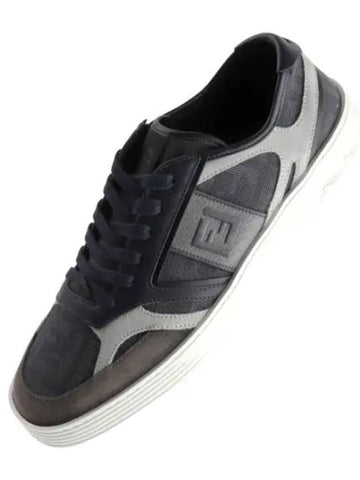 Step Leather Low Top Sneakers Men s - FENDI - BALAAN 1