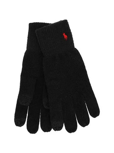 PC0712 001 Signature Pony Touchscreen Wool Gloves - POLO RALPH LAUREN - BALAAN 1