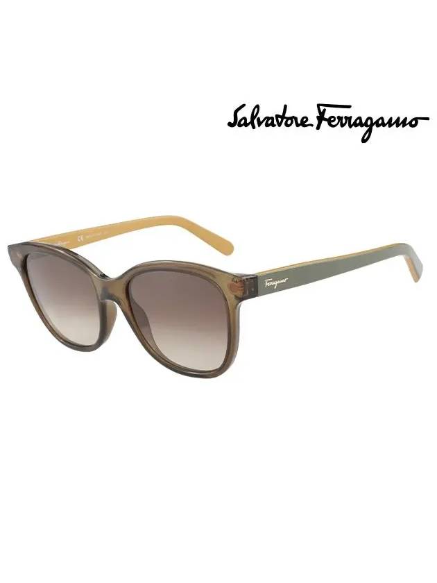 Ferragamo Sunglasses SF834S 323 Round Women s - SALVATORE FERRAGAMO - BALAAN 3