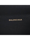 Hourglass XS Glossy Calfskin Tote Bag Black - BALENCIAGA - BALAAN 10