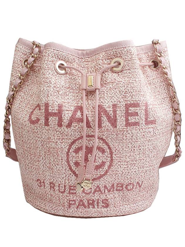 Pink Deauville Bucket Shoulder Bag No 26 - CHANEL - BALAAN 1