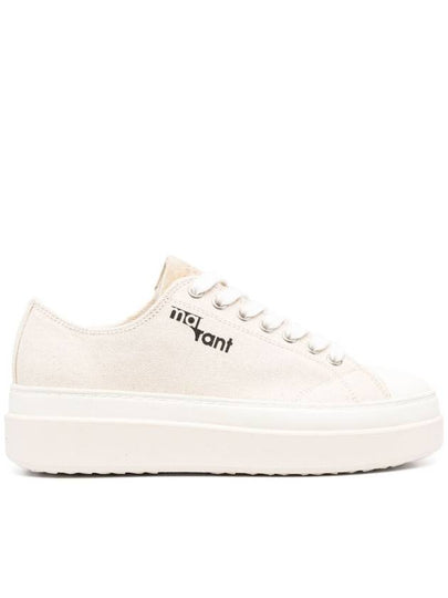 Austin Logo Print Platform Low Top Sneakers Ecru - ISABEL MARANT - BALAAN 2