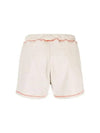 Contrast stitch detail shorts FLNSRIBSU23 UNDYED - BASERANGE - BALAAN 2